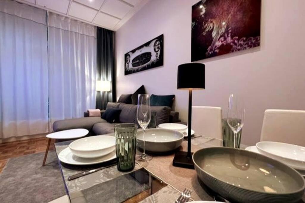 Soul-Apartment Terrasse Privat-Parkplatz Boxspringbett 55Zoll Tv Wlan Lipsia Esterno foto