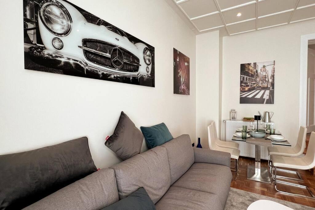 Soul-Apartment Terrasse Privat-Parkplatz Boxspringbett 55Zoll Tv Wlan Lipsia Esterno foto